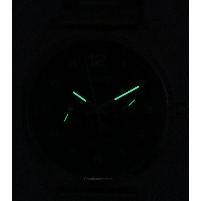 montre homme casio classique phase de lune, affichage analogique, date et jour acier inoxydable cadran noir mtp m300d 1avdf