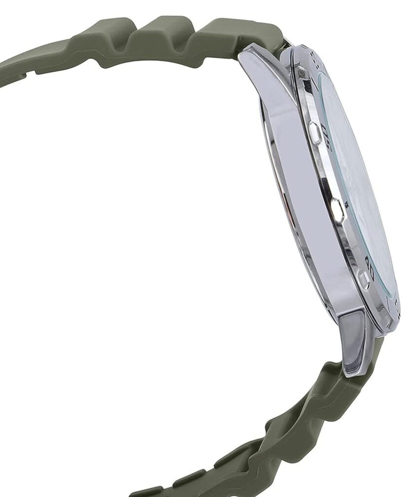 montre homme casio mtp vd300 3budf bracelet en résine affichage analogique chronographe résistant à l'eau