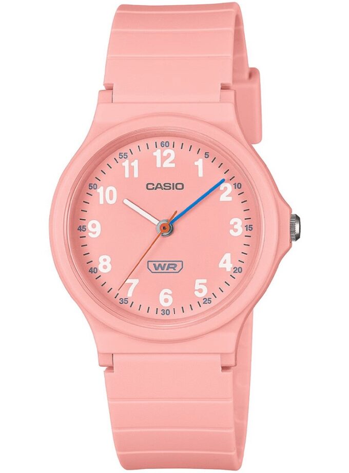 montre classique casio unisexe design Élégant, bracelet confortable, résistante à leau, mouvement quartz rose lq 24b 4bdf