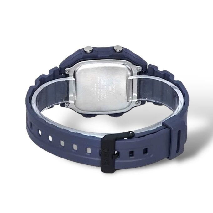 Montre Casio WS-1600H-2AVDF pour Homme - Résine Bleue, 100m Étanche, Chronographe et Alarme - Bleue