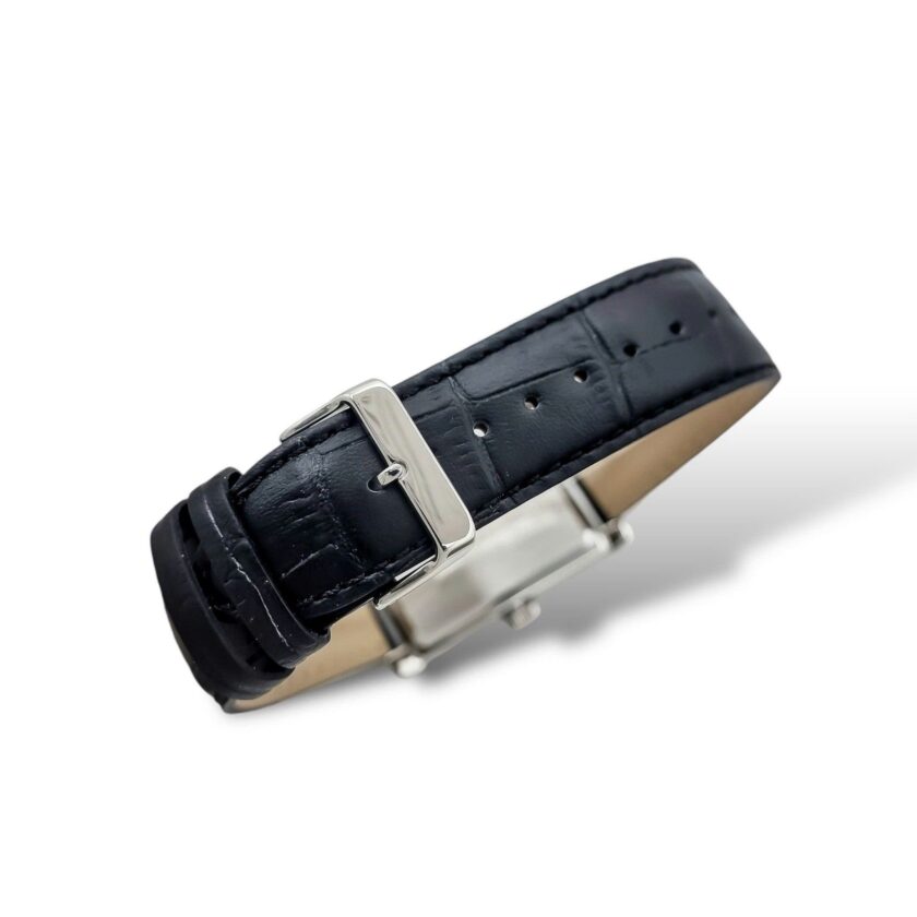 montre homme casio mtp m105l 7avdf bracelet en cuir noir cadran carré affichage analogique résistant à l'eau